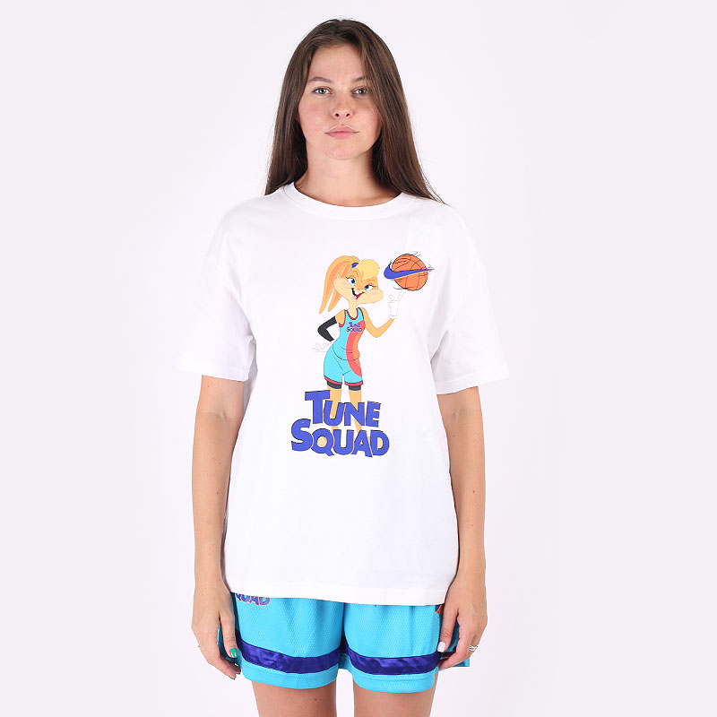 женская белая футболка Nike x Space Jam: A New Legacy Women's Basketball T-Shirt DH3837-100 - цена, описание, фото 3